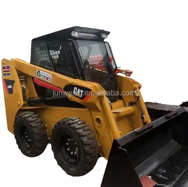 USA Earth-moving Machinery New CAT Hydraulic Mini Wheel Loader Caterpillar Skid Steer Loader
