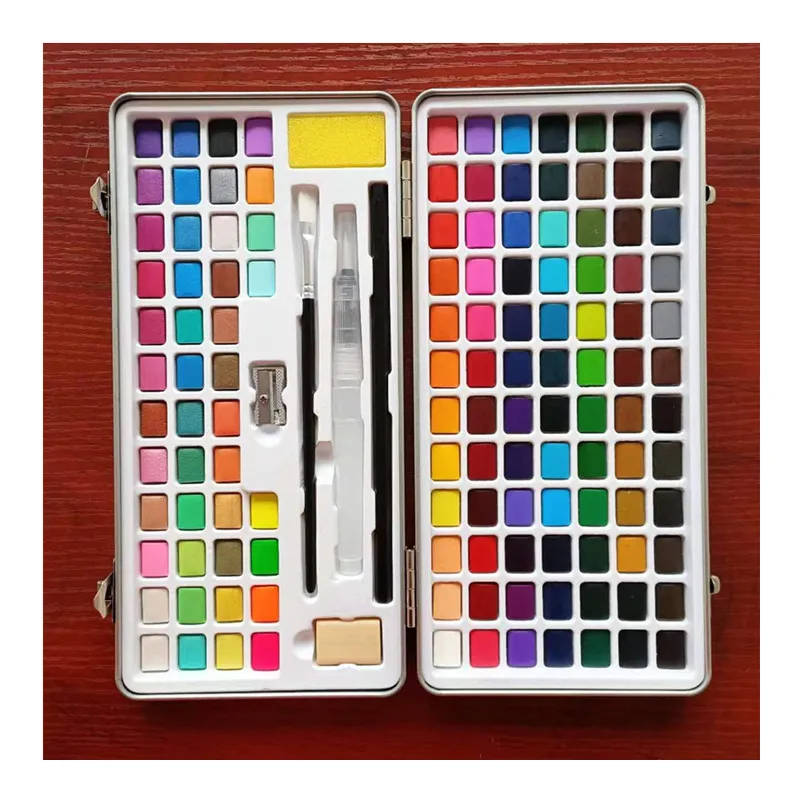 Набор акварельных 128 неоновых цветов, 50 72, 90 100