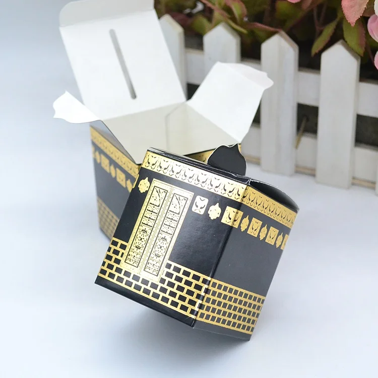  Золотая черная мусульманская Подарочная коробка kaaba hajj