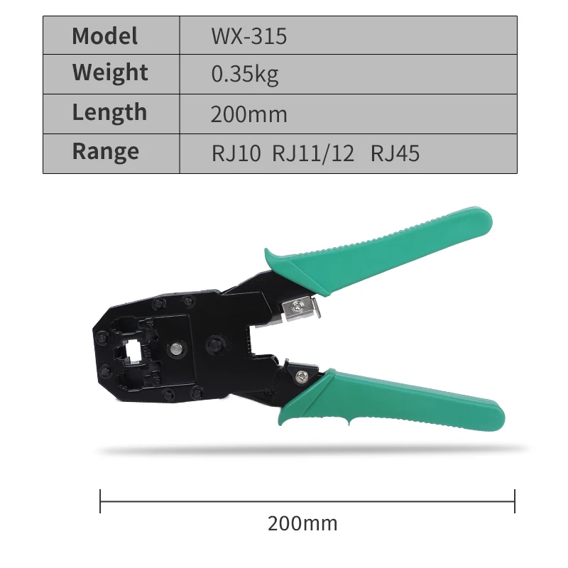 WX-500R network pliers three network crimping pliers net wire clamp crystal head crimping pliers manufacturers supply