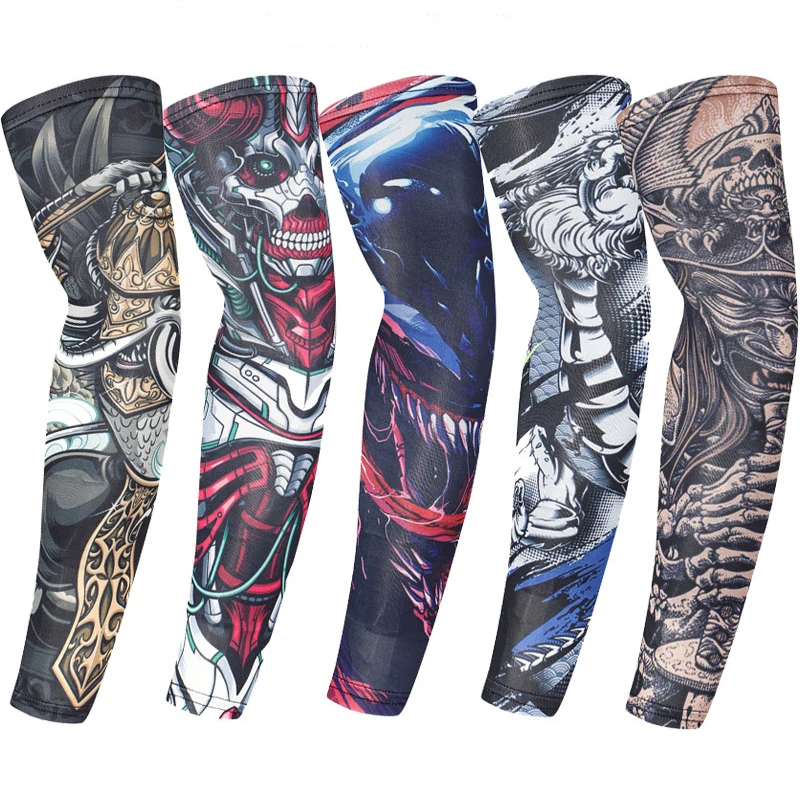 Спортивные Компрессионные Рукава | Высокопроизводительные рукава для баскетбольных игроков в футбол бейсбол влагоотводящие противоскользящие с защитой от УФ-лучей