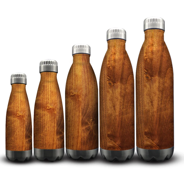 
Food Grade Double Wall Vacuum Insulated Water Cola Bottle 