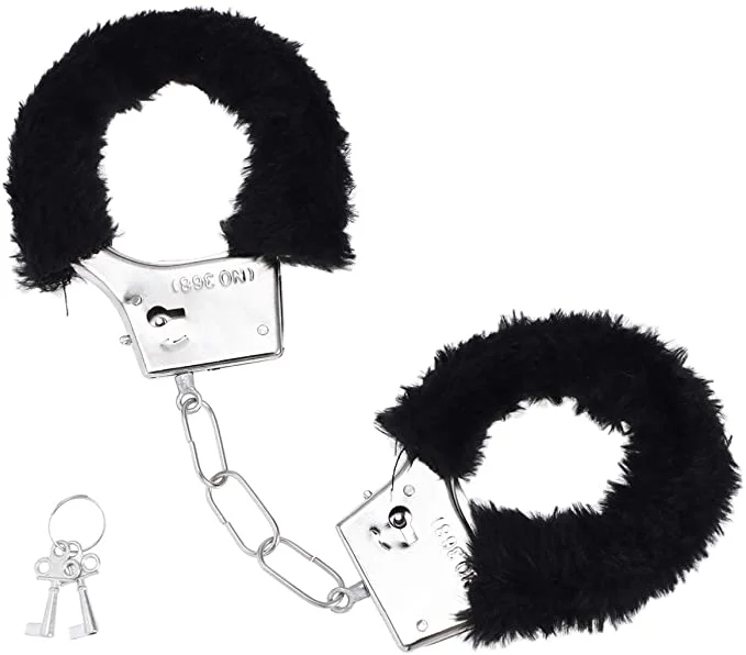 Пушистые наручники, модное платье, игрушка для ролевых игр