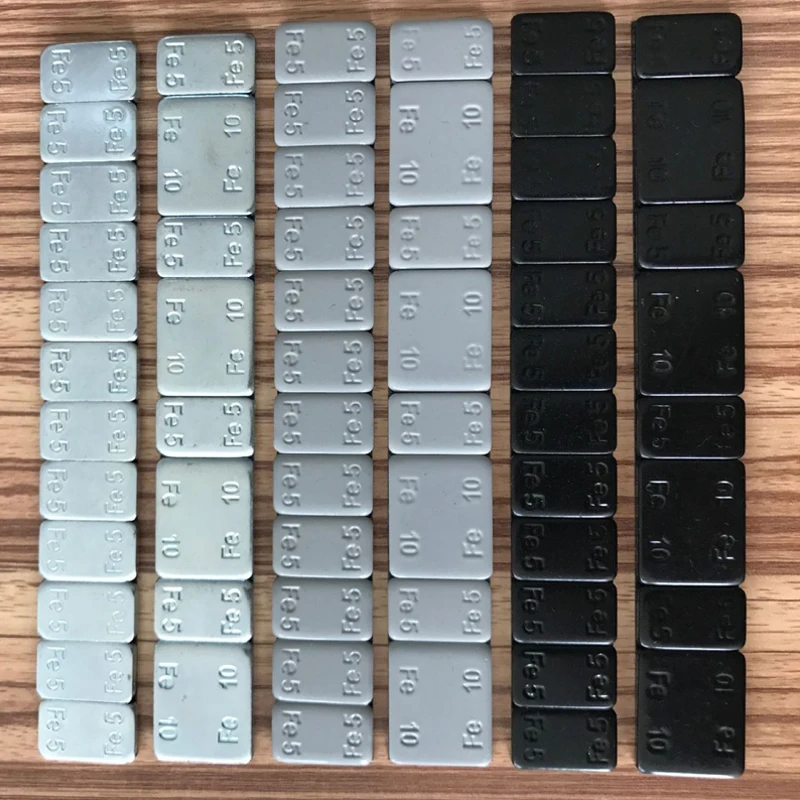 JRS Customized Box Fe Stick On Wheel Weights Wheel Balancing Weights With Blue Tape