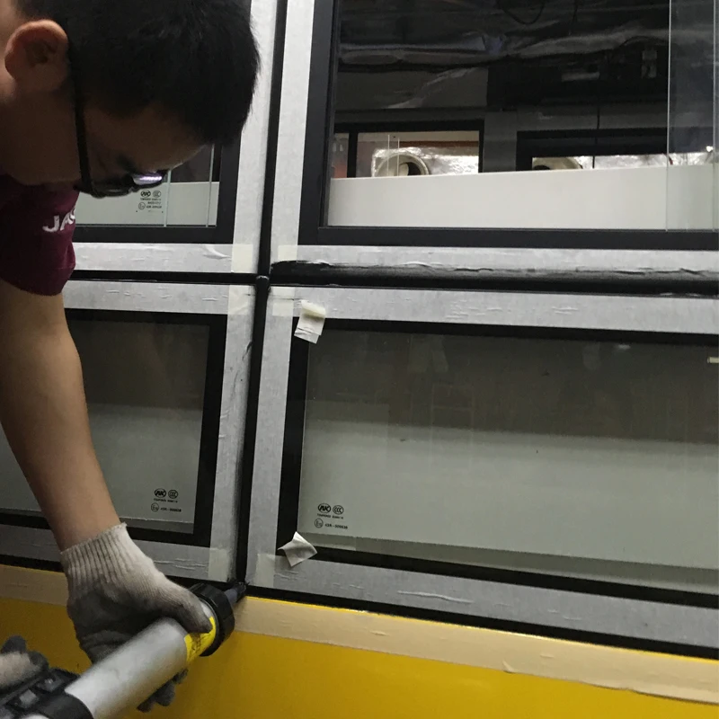 Good Viscosity Bus Windshield Repaire Windscreen Adhesive Auto Glass Sealant Renz20