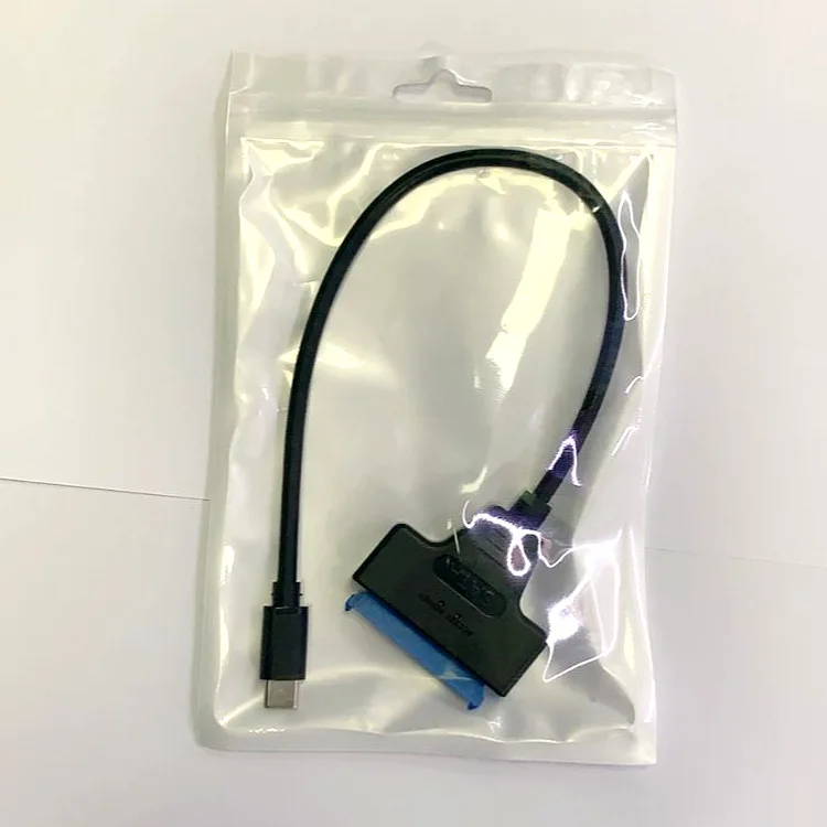 USB C to SATA Adapter - External Hard Drive Connector for 2.5' SATA Drives - SATA SSD / HDD to USB C Cable (USB31CSAT3CB) Black