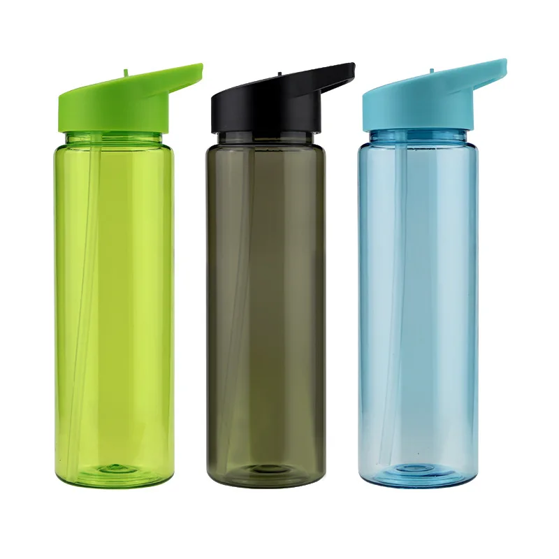 2024 New Product 400ml 700ml Portable Sport Plastic Drinking Water Bottle with Lid