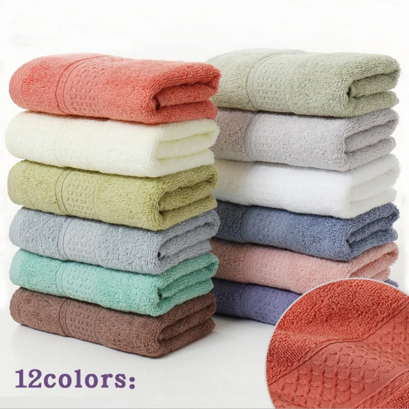 Custom Super Absorbent Lighter Weight 100% Cotton Towels Quicker Dry Bathroom Bath Towels for Home or Hotel