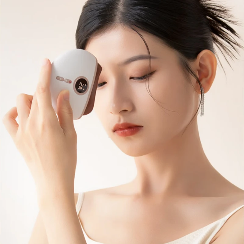 Techlove face gua tool sha electr face massager warm guasha