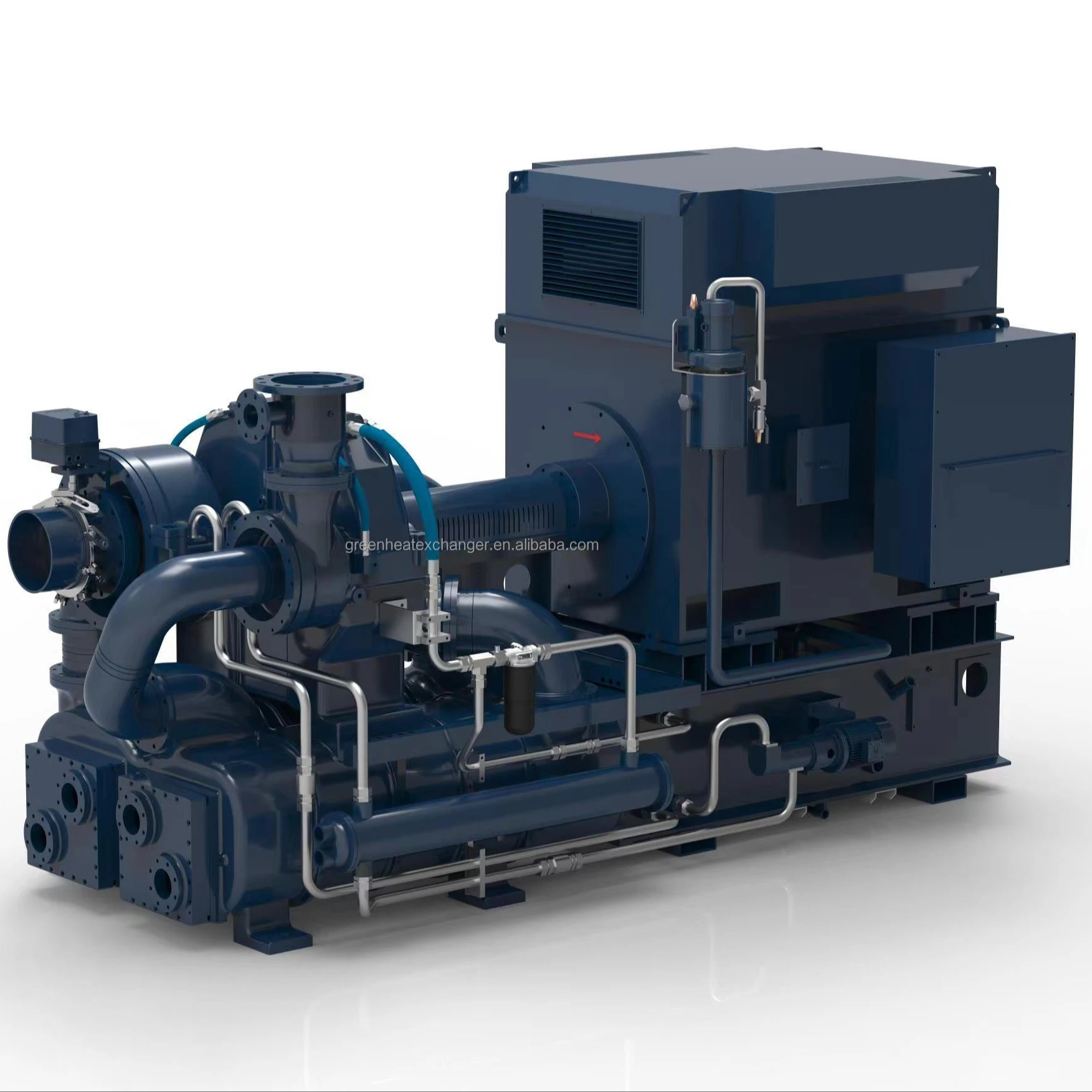 Turbo Tech brand high quality oil free centrifugal air compressors in glass industry application