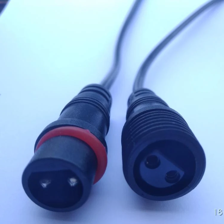 Лидер продаж 2 pin M16 водонепроницаемый мужской и женский разъем Электрический провод