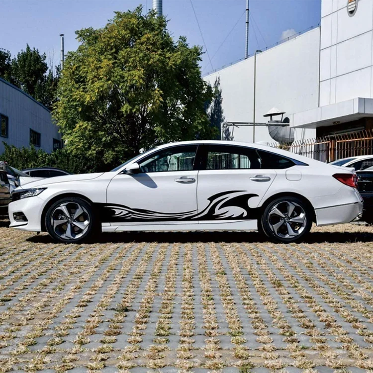 Автомобильная виниловая наклейка автомобильная на заказ гоночные полосы для спортивного автомобиля