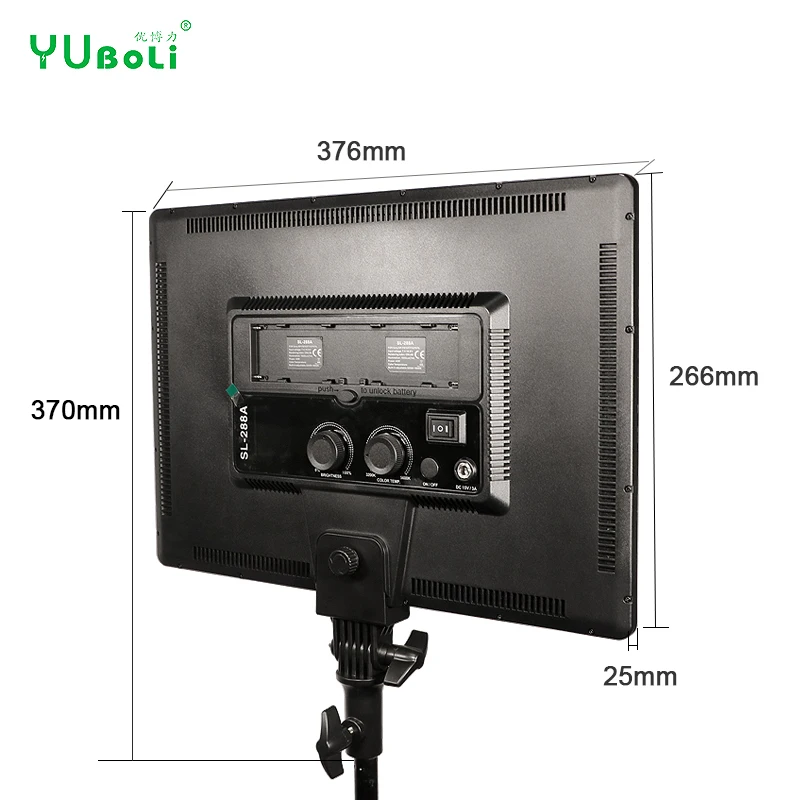 SL-288A  LED Video Light Stand Dimmable Light for Studio Photography Video Shooting40W 3200K-5500K for camera Shooting Lights
