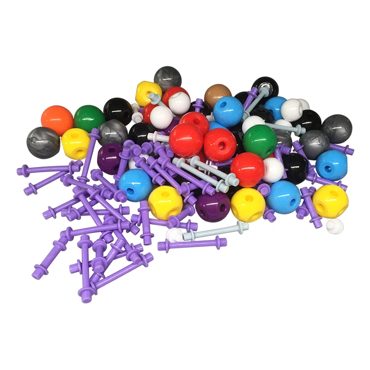 The Crystal Structure Model of Graphite, Diamond, NaCl, Copper Molecular Model