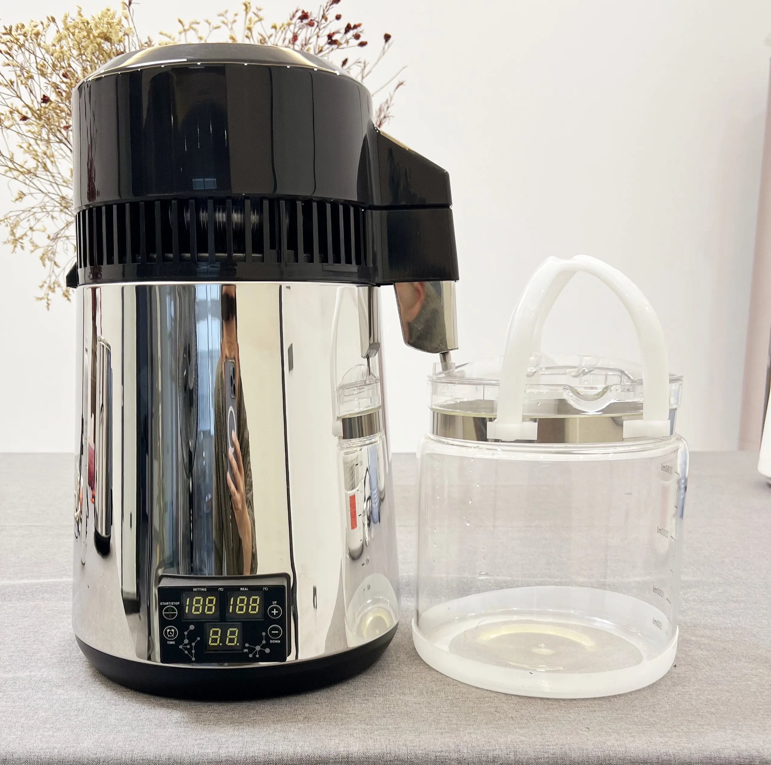 2023 новый дизайн 4L дистиллятор для травяной гидрозольной спиртовой дистилляции DIY