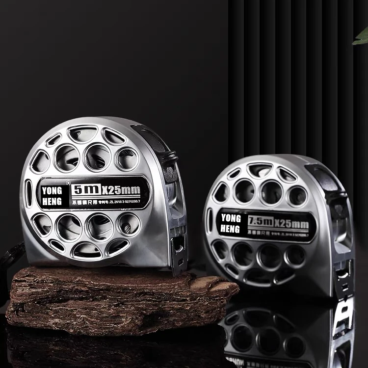 Industrial Grade Stainless Steel Tape Measure 25 Feet Home Decoration Gift Tape Measure Waterproof Anti-rust Wear-resistant Tape