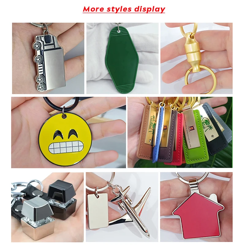 Customized Zinc Alloy Cute Letter Animal Star Heart Car Shape Soft Hard Enamel Flag Key Holder Pendant Metal Enamel Keychain