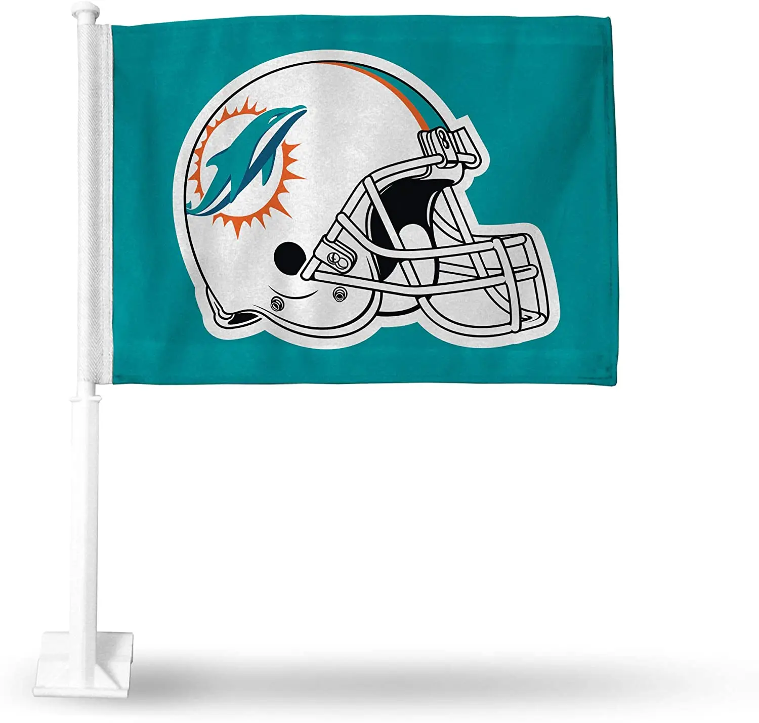 100% Polyester Miami Dolphins Digital Printed Car Flag Banner New