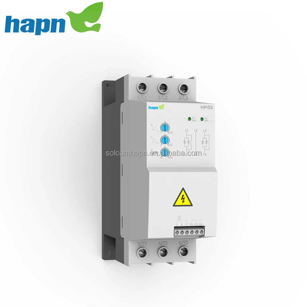 miniature digital soft starter with bypass inside    most compact