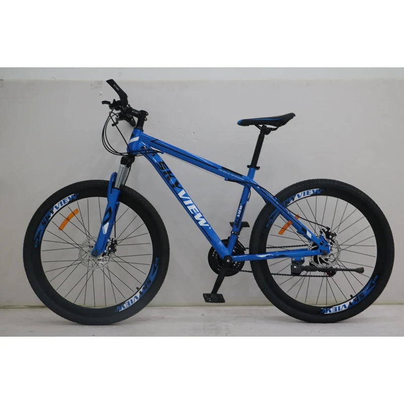 mountain bicycle easy ride 27.5 inch carbon steel frame 21 speed disc brake damping mountain bike