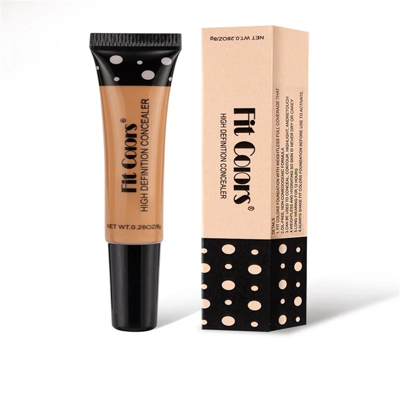 Private label waterproof natural organic matte high definition concealer liquid full coverage highlighter moisturize foundation