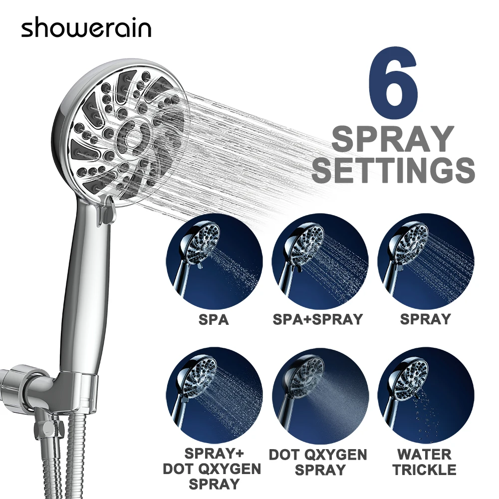 Multifunction adjustable hand held shower  handheld shower head wall mount