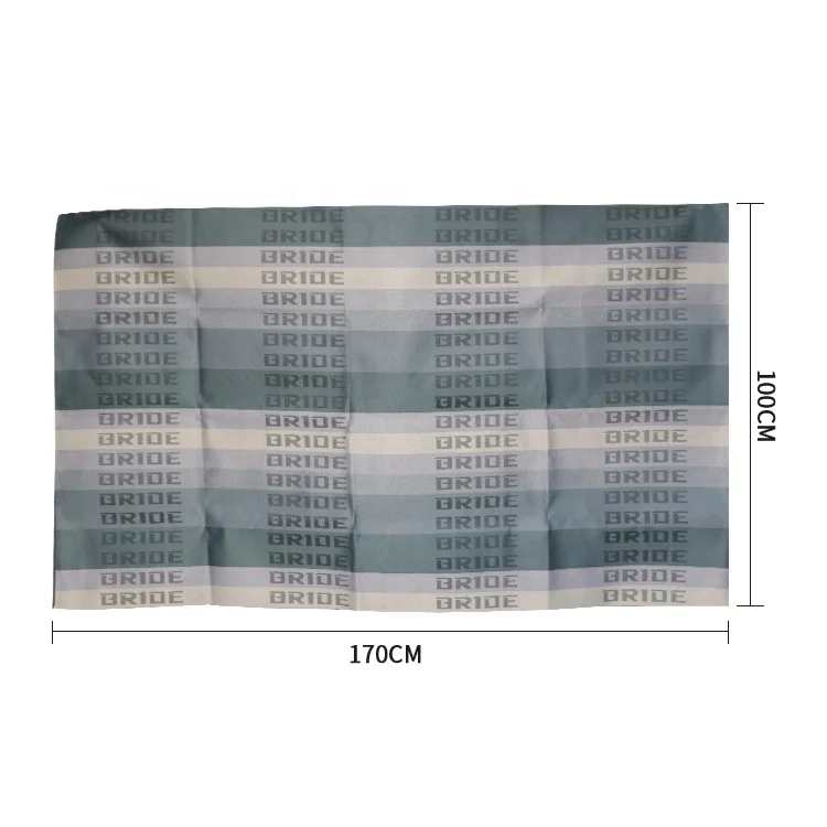 JDM Racing Culture 1.0mX1.6m Car Seat Fabric Panel Armrest Decoration Cubierta de