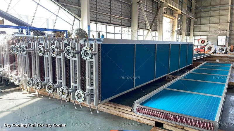 Cst Aluminum Tube Fin Heat Exchanger Coil Evaporator Condenser Refrigeration Cooling Coils