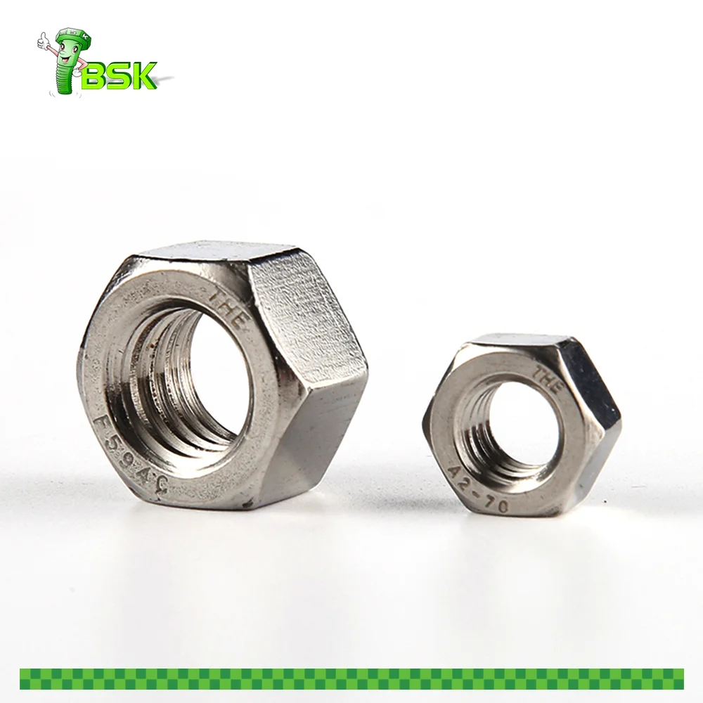 DIN 934 GB6170 6915 6330 SS304 Hex Nut M30