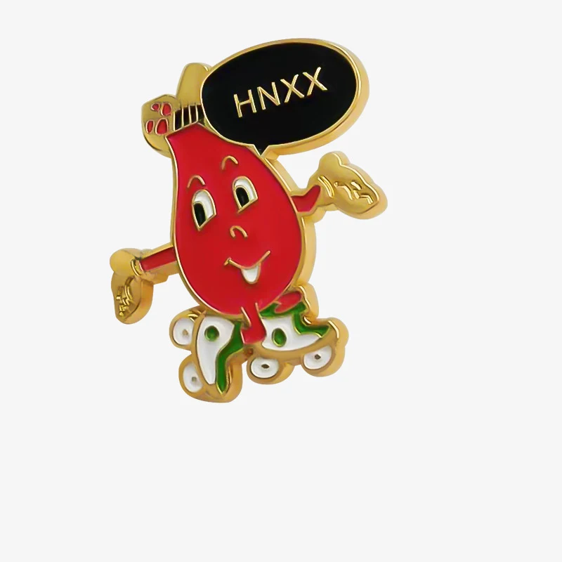 Custom Logo Gold Plated Metal Badges Anime Animal Hard Enamel Pins Manufacture Factory Lapel Pin