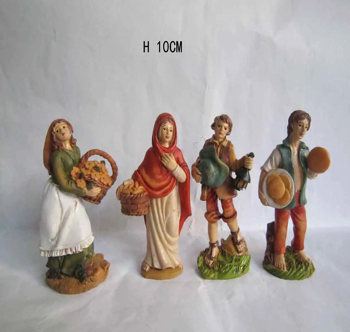 2018 new three piece resin nativity for sale