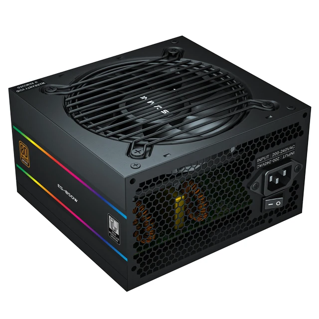 ПК блок питания ATX питание 550w 600w 650w 700w 750w 80 Plus gold active-pfc Блок полный