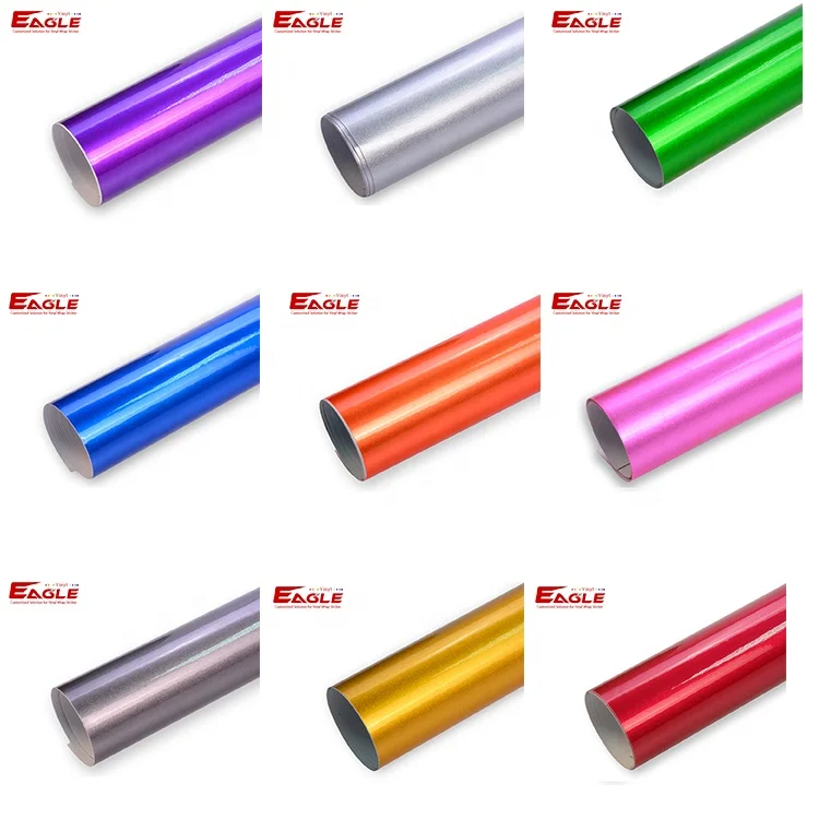 Cheap Rainbow Iridescent Pink Grey Red Foil Satin Gloss Black Matte Chrome Auto Vinyl Pellicola Carwrap Car Wrap Material Roll