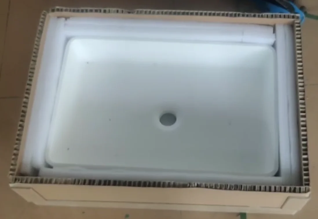 D15.7 'прозрачный кристально-красный раковина для ванной комнаты, полимерный камень, твердая поверхность, столешница, раковина d400 мм для отеля