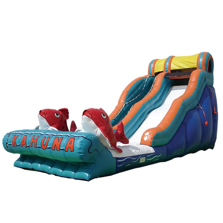 
New Style Big Kahuna Small Indoor Inflatable Water Slide with pool for Home  (62098486103)