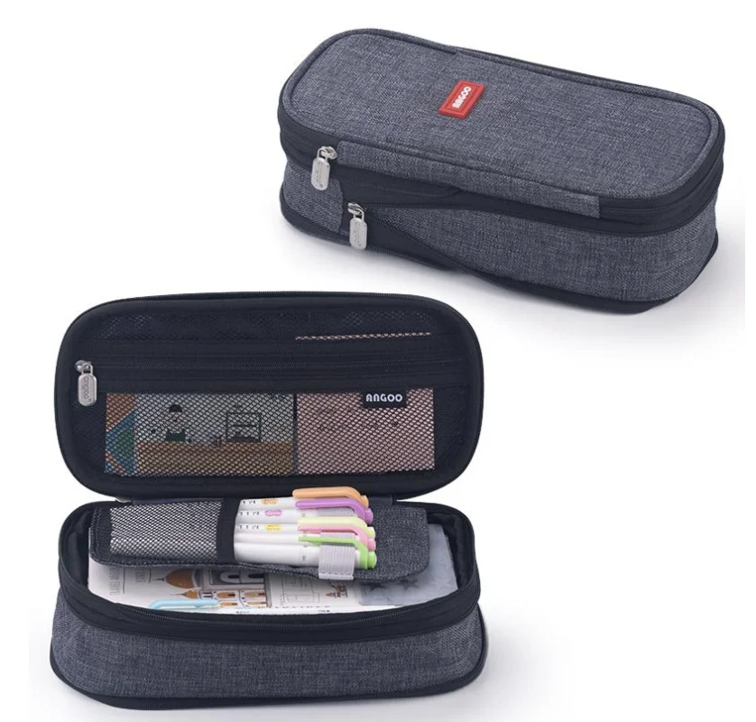 Customized Big Capacity Pencil Case Large Pencil Zipper Bag Pouch Stationery Pen Bag for Teen Girls