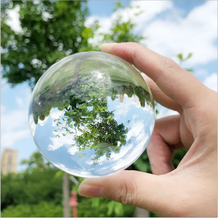 Super Magic Clear Seven Color Crystal Ball personalized solid crystal ball magic crystal ball sale