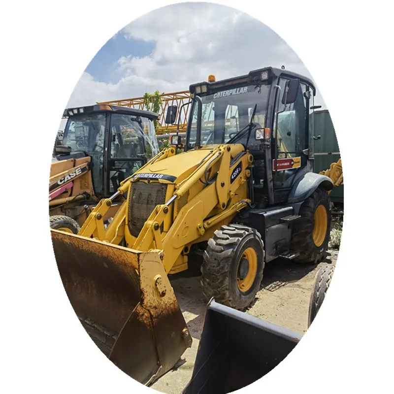 Экскаватор-погрузчик с кузовом-погрузчиком 420 б/у CAT 420f2 гусеница 420f ретроэкскаватор