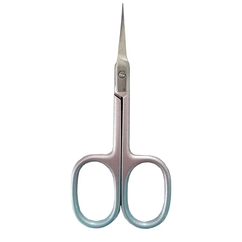Wholesale High Quality Sharp Eyelash Cut Scissors Eyebrow Shaping Cuticle Nipper Mirror Polish Nail Care Scissors