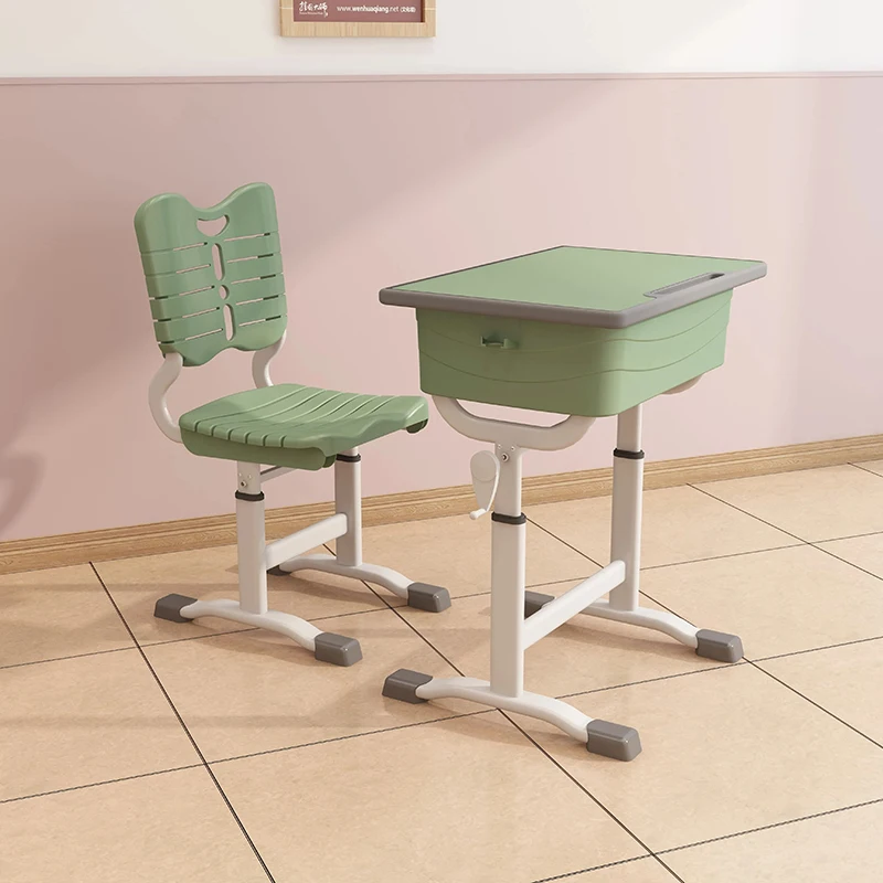 KZ009 Thick desks and chairs for primary and secondary school students training desks for children learning home writing desks