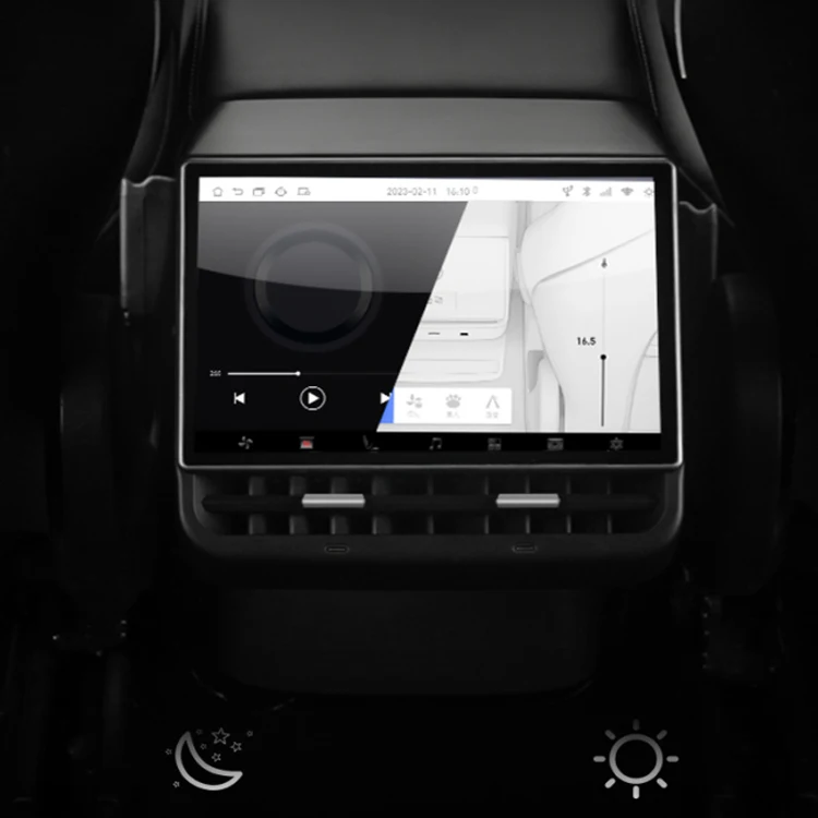 Новый дизайн Hi-Fi система tesla задний экран Tesla модель y Dvd-плеер автомобиля 2g 3 2019