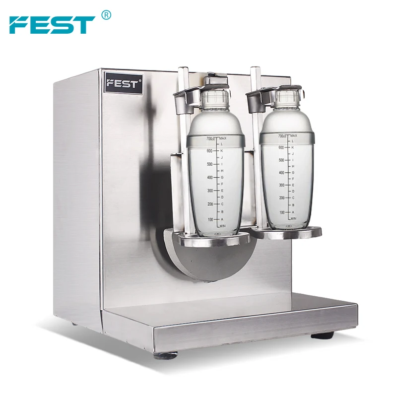 Double Head Automatic Bubble Tea Milk Tea Shaker Machine for sale