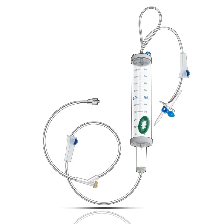 100 мл медицинский одноразовый Безопасный Набор для внутривенной инфузии педиатрического типа