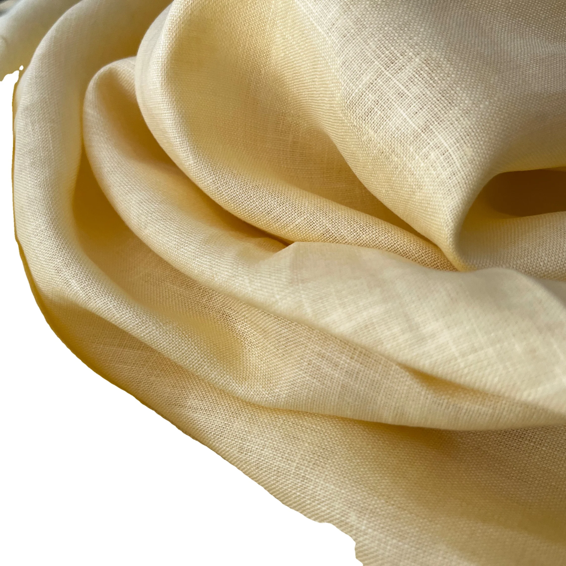 Pure French Linen Fabric Plain Dyed Woven For Women Man Shirt Dress Pants Bread Bags Shopping Bags Medium Weight 156gsm Linen