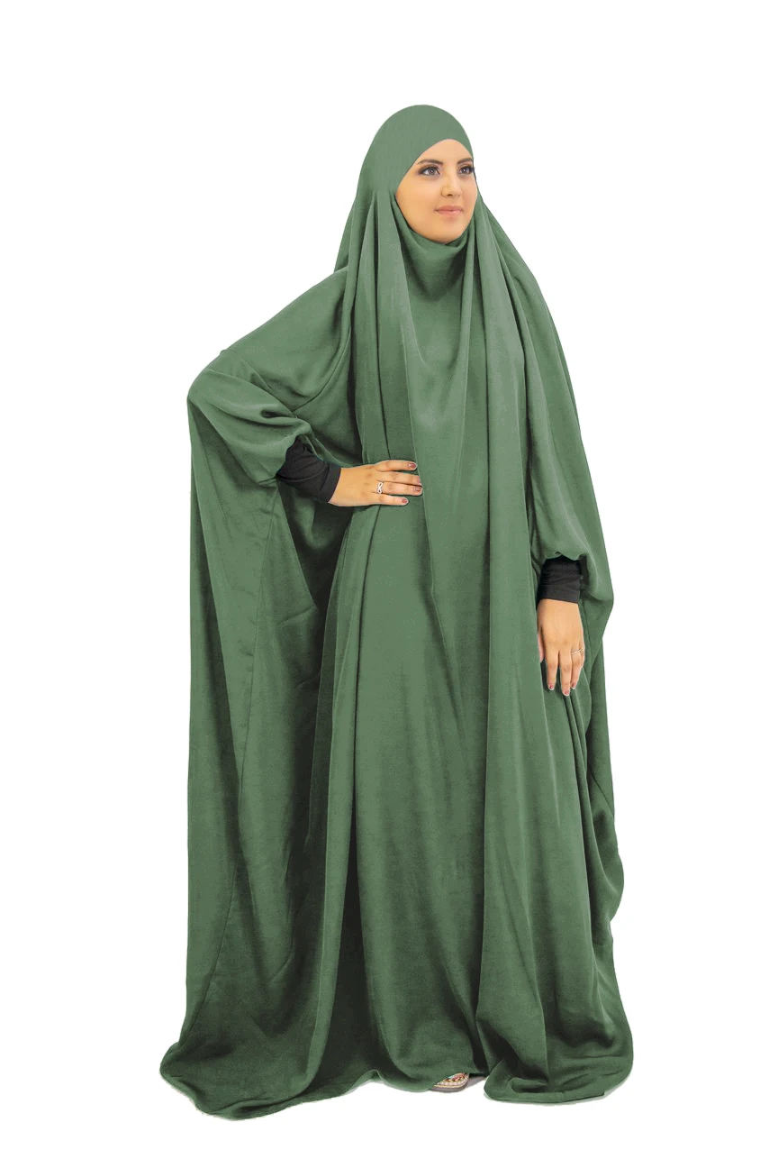 
Wholesale muslim woman jilbab khimar long hijab Islamic clothing solid color prayer khimar 