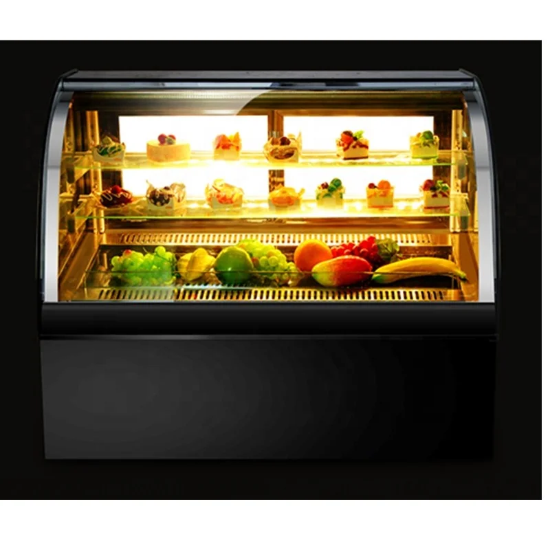 Cake display refrigerator small sushi cooler cabinet bakery fridge mini pastry chillers