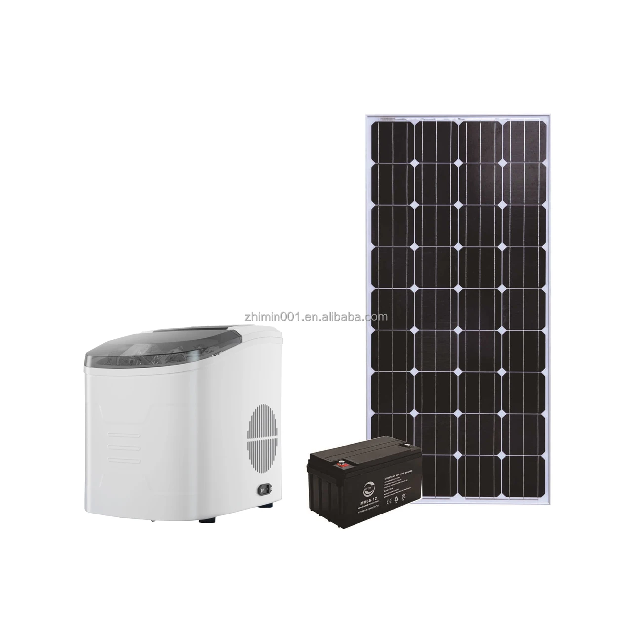 12V 24V High Speed Ice Crusher Ice Maker HM01B Home Use Tabletop Solar Ice Making Machine