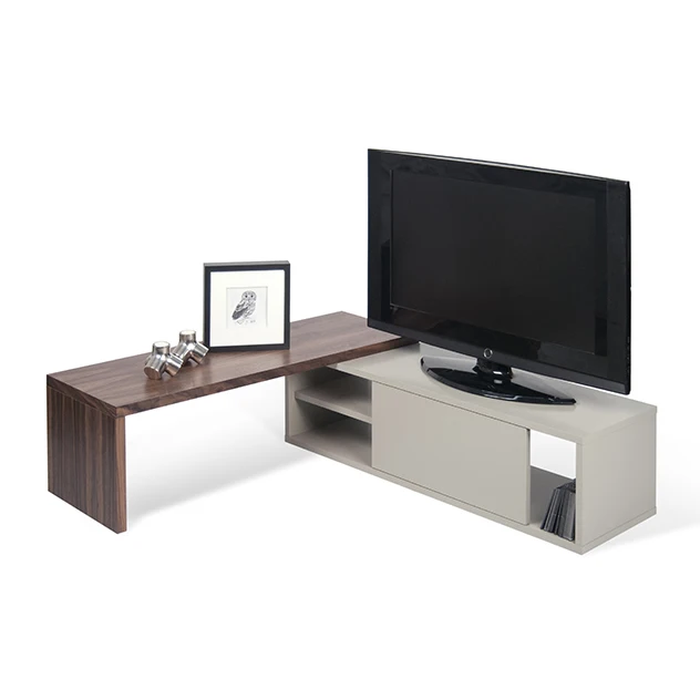 Modern Design Mdf Board Home Furniture Wooden Television table Extendable TV stand For Living Room