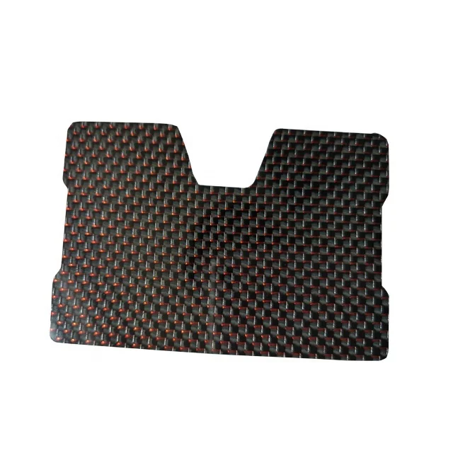 Bottom Price Colorful Carbon Fiber CNC Machining Credit Card Clip in Black-blue Black-yellow Black-Red