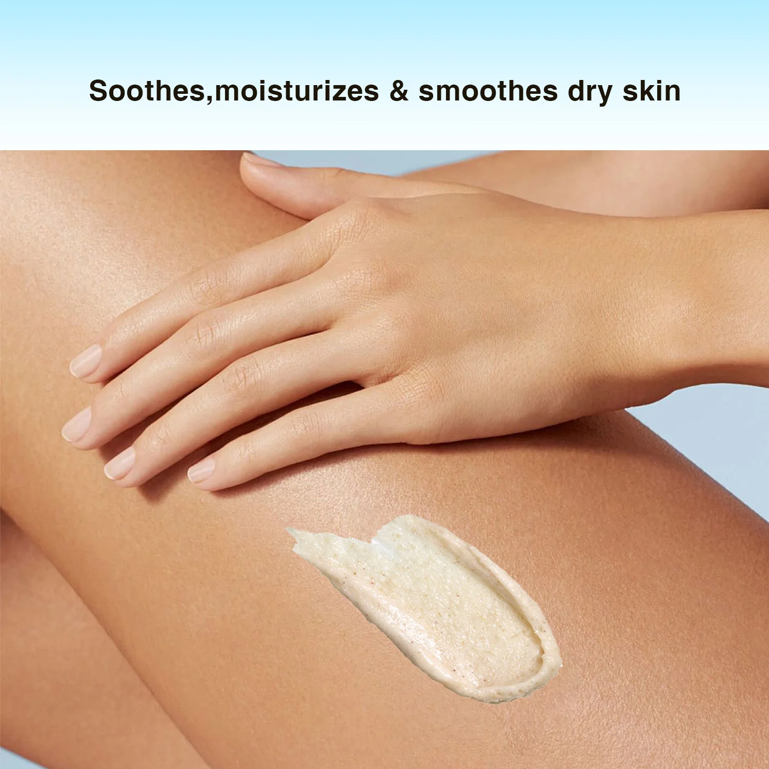 Private Label Organic Vanilla Scented Pre-Shave Scrub Exfoliating Body Scrub Essentials for Soft, Smooth